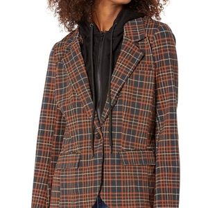 NWT Liverpool Boyfriend Blazer w/Removable Hood